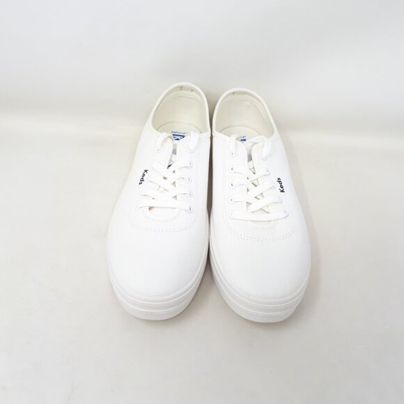 Keds Breezie Canvas All White Casual Champion Shoe Sneaker Womens 9 US WF65859 - Picture 8 of 12